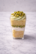 12 vasitos de 3 leches de pistacho