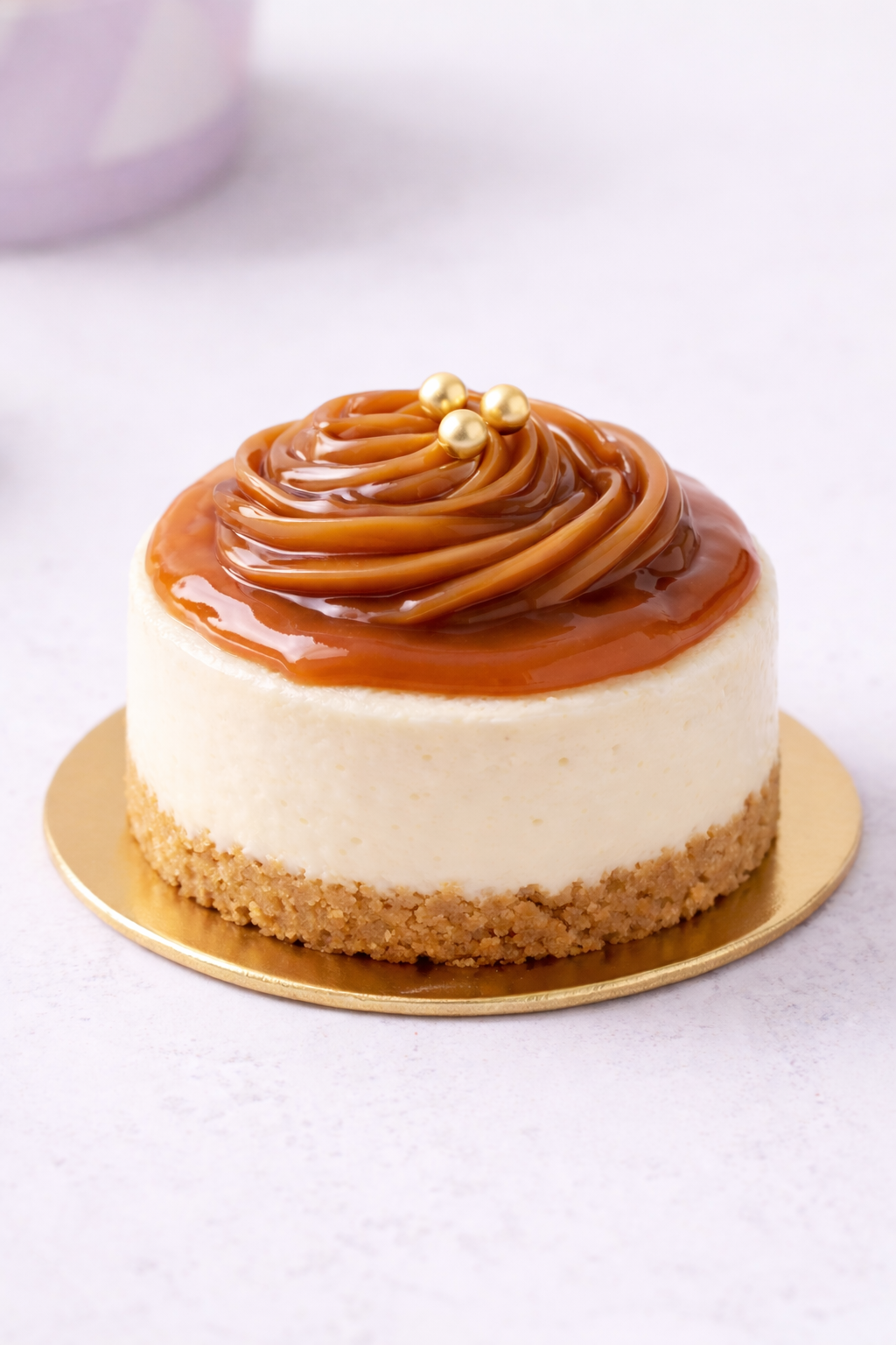 12 mini Cheescake de dulce de leche
