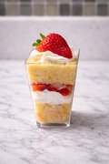 12 vasitos Tres leches de fresas